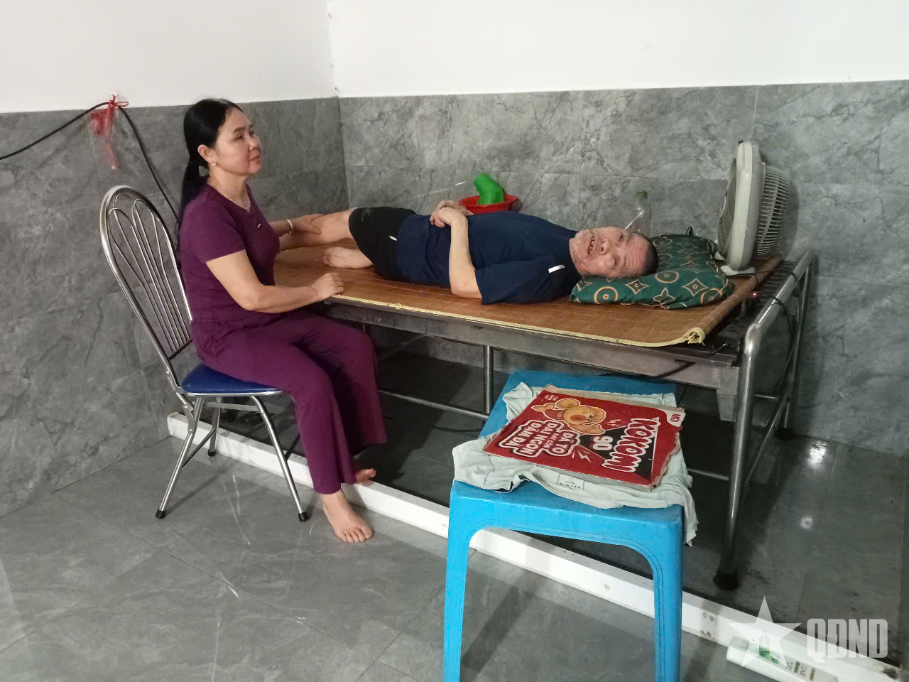Gia cảnh khốn khó của cựu chiến binh già 